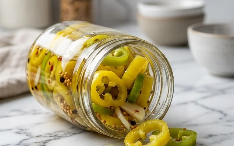 Piments Bananes Marinés Rapides: Recette Facile