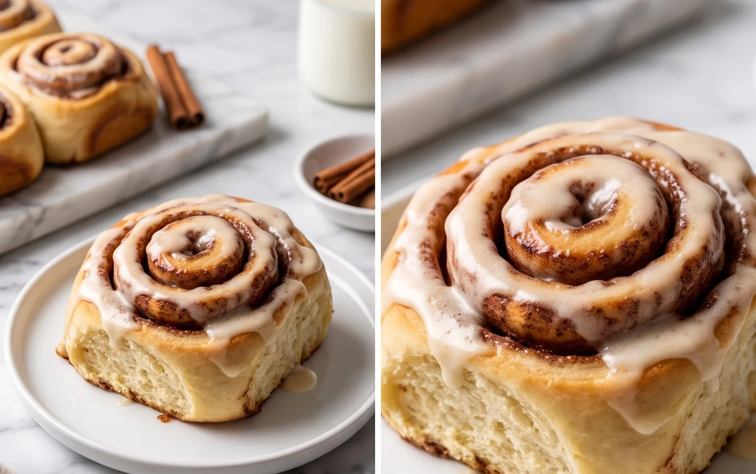 Recette Cinnabon Maison : Rouleaux Cannelle Moelleux